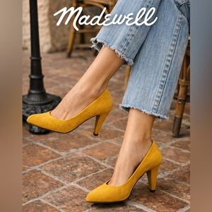 Madewell 1937 Footwear Suede Made in Italy Pumps/Heels 7.5